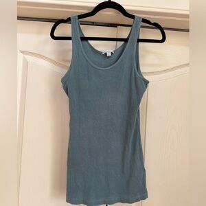 STANDARD JAMES PERSE | Ribbed Pima Cotton Long Tank Top